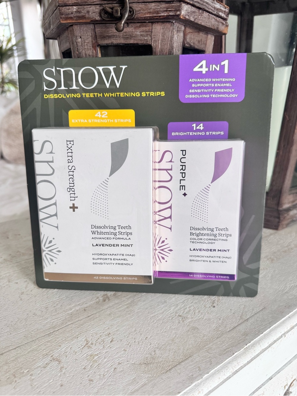 SNOW Dissolving Teeth Whitening Strips (NEW in Box)